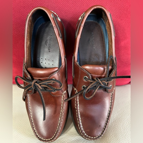 Dockers Brown Leather Castaway Men’s Shoe - Picture 2 of 5